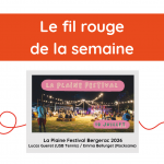 Fil rouge de la semaine